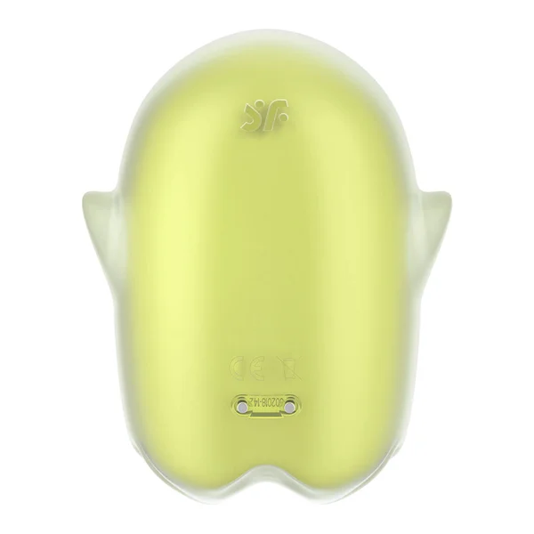 Satisfyer Glowing Ghost - Yellow - Glow in Dark Yellow USB Rechargeable Air Pulse Stimulator — image 7 of 8