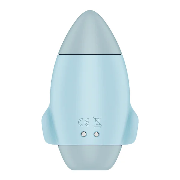 Satisfyer Mission Control - Blue - Blue USB Rechargeable Vibrating Air Pulse Stimulator — image 6 of 7