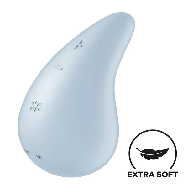 Satisfyer Dew Drop - Light Blue USB Rechargeable Stimulator — image 2 of 8