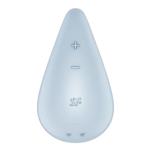 Satisfyer Dew Drop - Light Blue USB Rechargeable Stimulator — image 4 of 8