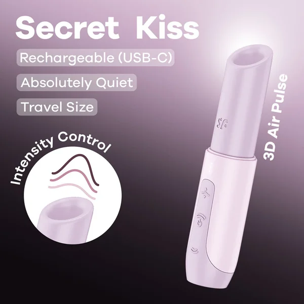 Satisfyer Secret Kiss - Lilac USB Rechargeable Air Pulse Stimulator — image 2 of 10