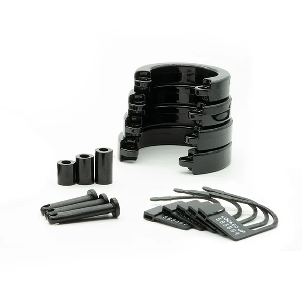 CB-6000S Chastity Cock Cage Kit - Chrome - Chrome 2.5 Inch Cock Cage Kit — image 3 of 3