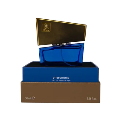 shiatsu pheromone eau de parfum men dark blue pheromone fragrance for men 50 ml