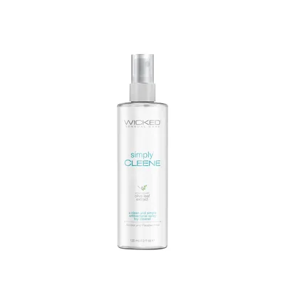 wicked simply cleene unscented antibacterial toy cleaner 120 ml 4 oz bottle