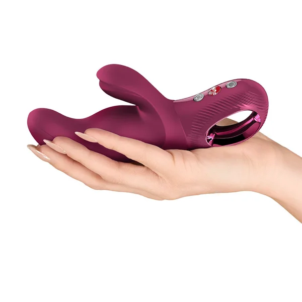 Fun Factory MISS BI Wine Red - Wine Red 17 cm USB-C Rechargeable Vibrator — image 2 of 8