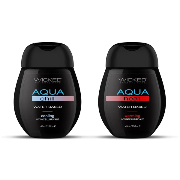 Wicked Sensation Kit - Warming & Cooling Water Based Lubricants - 2 Pack of 120 ml Bottles — image 2 of 4