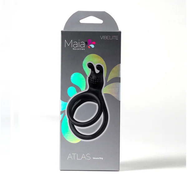 Maia ATLAS - Black Cock & Balls Ring — image 5 of 5