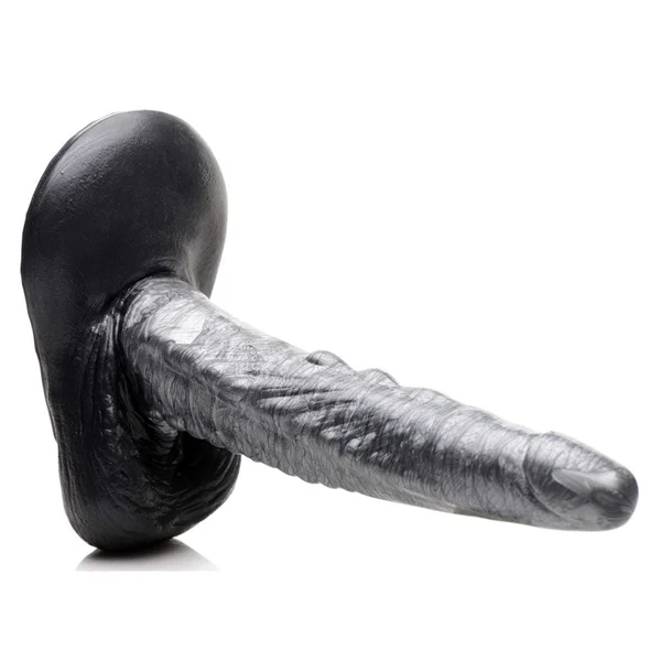 Creature Cocks The Gargoyle Rock Hard Silicone Dildo - Silver 23.6 cm Fantasy Dildo — image 6 of 8