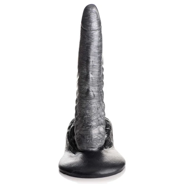 Creature Cocks The Gargoyle Rock Hard Silicone Dildo - Silver 23.6 cm Fantasy Dildo — image 5 of 8