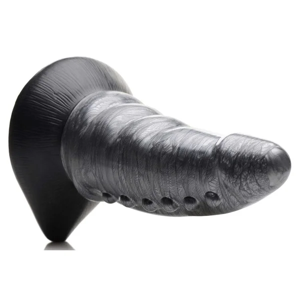 Creature Cocks Beastly Tapered Bumpy Silicone Dildo - Silver 21 cm Bumpy Dildo — image 6 of 9