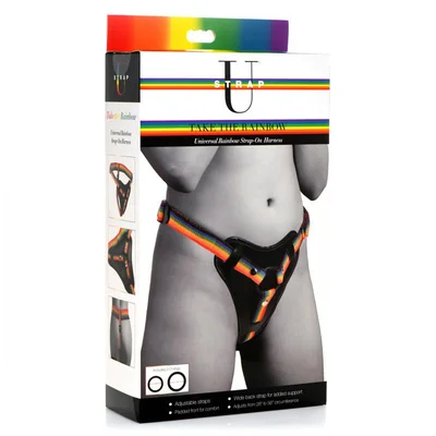 strap u take the rainbow rainbow universal strap on harness no probe included