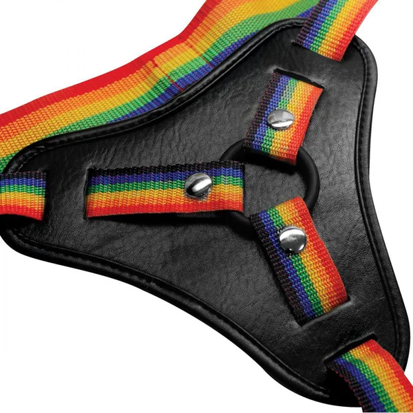 Strap-U Take the Rainbow - Rainbow Universal Strap-On Harness (No Probe Included) — image 8 of 8