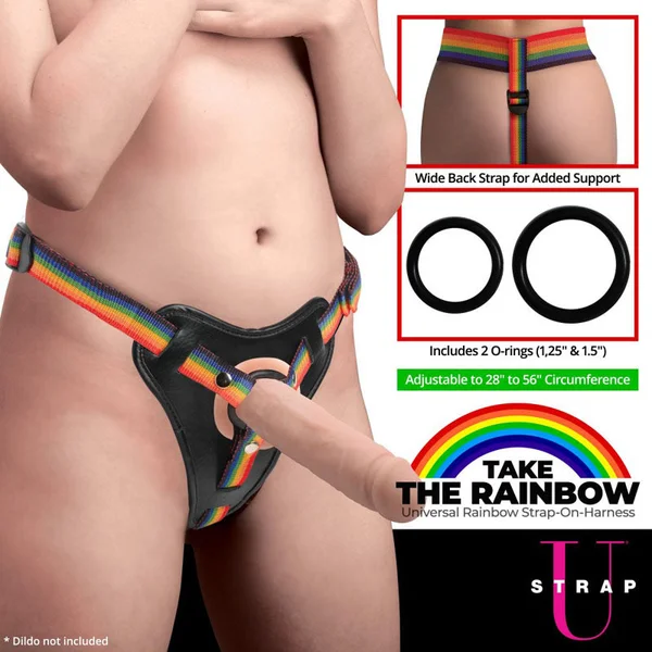 Strap-U Take the Rainbow - Rainbow Universal Strap-On Harness (No Probe Included) — image 5 of 8