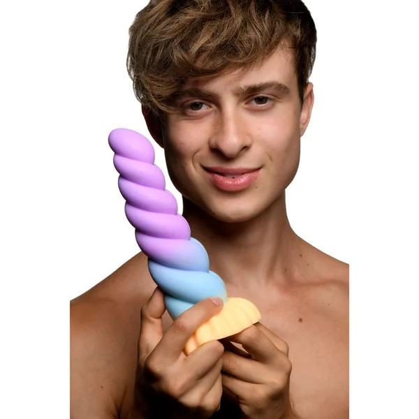 Creature Cocks Mystique Silicone Unicorn Dildo - Coloured 21 cm Fantasy Dildo — image 5 of 9