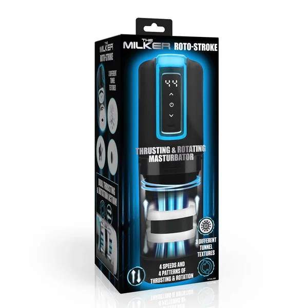 LoveBotz The Milker Roto-Stroke - USB Rechargeable Thrusting & Rotating Male Masturbator — image 9 of 9