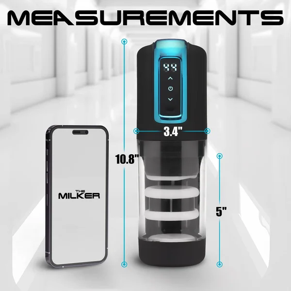 LoveBotz The Milker Roto-Stroke - USB Rechargeable Thrusting & Rotating Male Masturbator — image 6 of 9