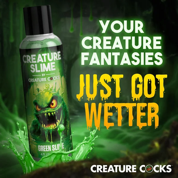 Creature Slime by Creature Cocks - Green Slime - Green Water Based Lubricant - 118 ml Bottle — image 5 of 9