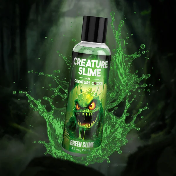 Creature Slime by Creature Cocks - Green Slime - Green Water Based Lubricant - 118 ml Bottle — image 2 of 9