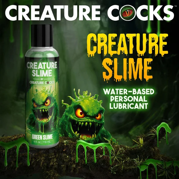 Creature Slime by Creature Cocks - Green Slime - Green Water Based Lubricant - 118 ml Bottle — image 4 of 9