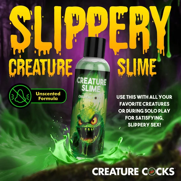 Creature Slime by Creature Cocks - Green Slime - Green Water Based Lubricant - 237 ml Bottle — image 6 of 9
