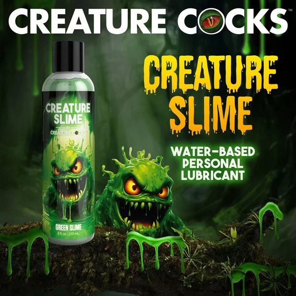 Creature Slime by Creature Cocks - Green Slime - Green Water Based Lubricant - 237 ml Bottle — image 4 of 9