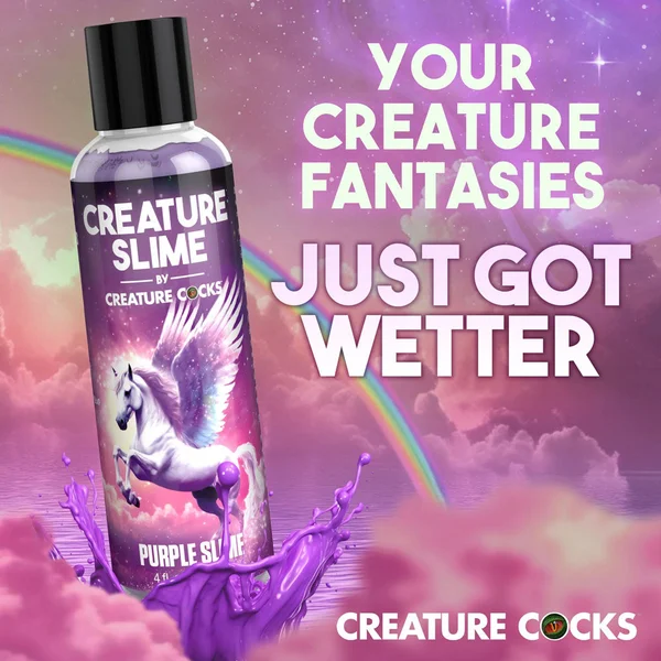 Creature Slime by Creature Cocks - Purple Slime - Purple Water Based Lubricant - 118 ml Bottle — image 5 of 9