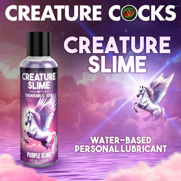 Creature Slime by Creature Cocks - Purple Slime - Purple Water Based Lubricant - 118 ml Bottle — image 4 of 9