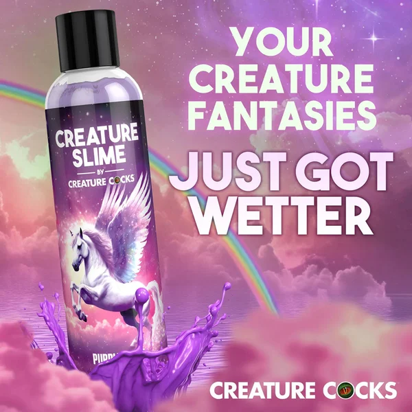 Creature Slime by Creature Cocks - Purple Slime - Purple Water Based Lubricant - 237 ml Bottle — image 5 of 9