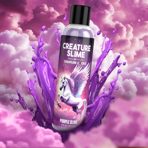 Creature Slime by Creature Cocks - Purple Slime - Purple Water Based Lubricant - 237 ml Bottle — image 2 of 9