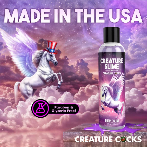Creature Slime by Creature Cocks - Purple Slime - Purple Water Based Lubricant - 237 ml Bottle — image 7 of 9