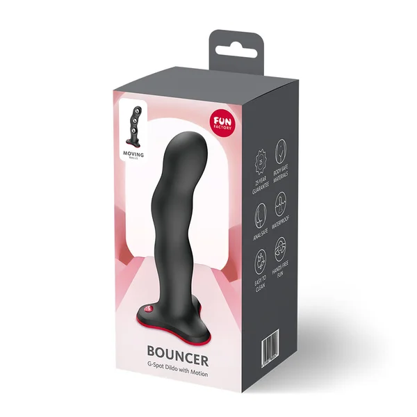Fun Factory BOUNCER Black - Black 18 cm Dildo — image 9 of 9