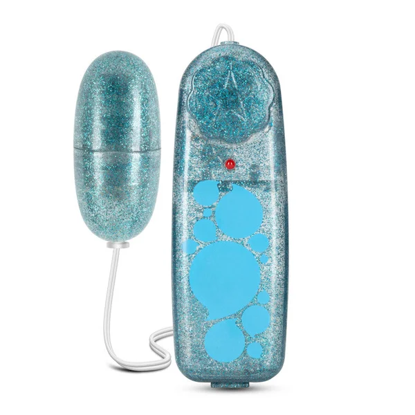 B Yours Glitter Power Bullet - Blue - Glitter Blue 5.5 cm Bullet — image 2 of 7