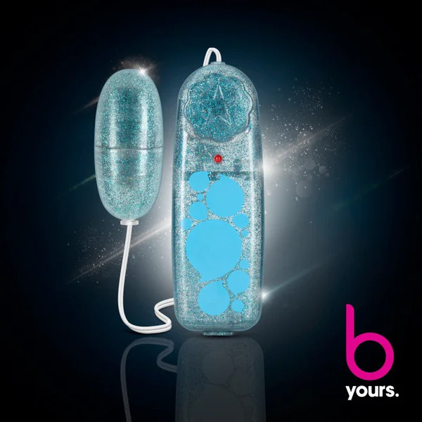 B Yours Glitter Power Bullet - Blue - Glitter Blue 5.5 cm Bullet — image 3 of 7