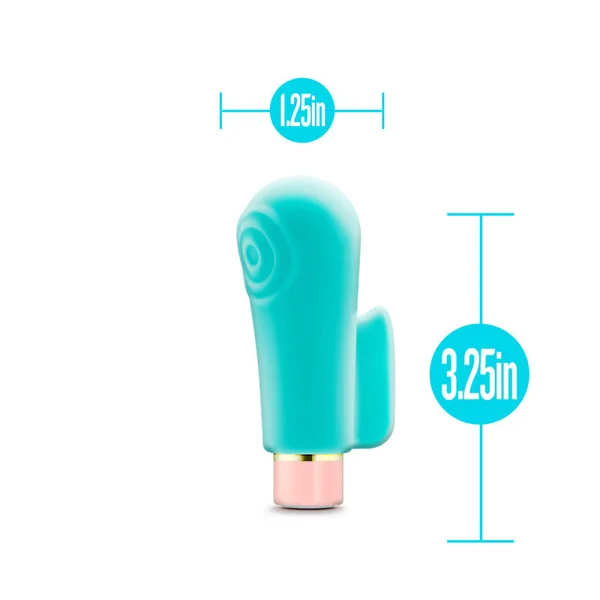 Aria Sensual AF - Teal USB Rechargeable Stimulator — image 8 of 9
