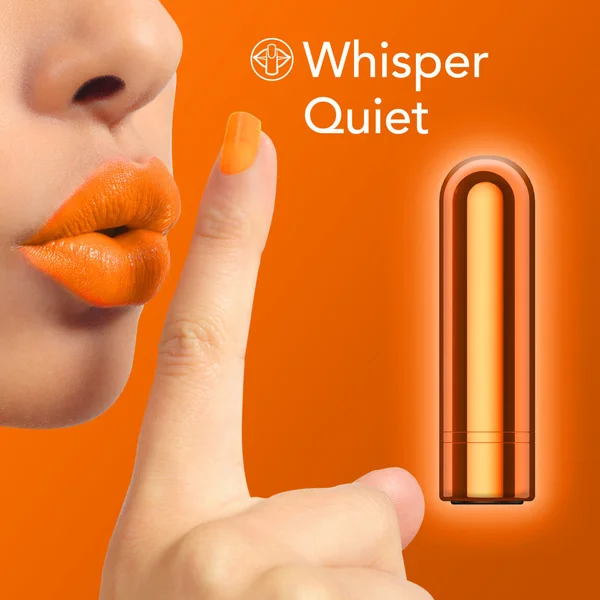 Kool Vibes - Rechargeable Mini Bullet - Tangerine - Orange 6.4 cm USB Rechargeable Bullet — image 3 of 9
