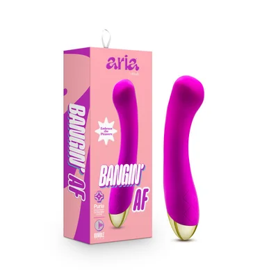 aria bangin af purple 184 cm usb rechargeable vibrator