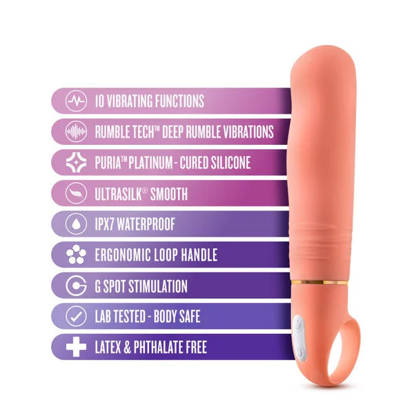 Aria Smokin' AF - Coral 15.2 cm Vibrator — image 5 of 9