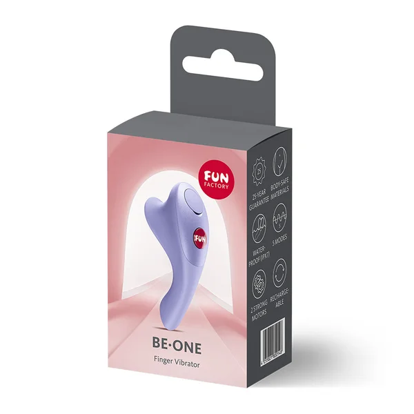 Fun Factory BE-ONE Purple - Purple USB-C Rechargeable Finger Stimulator — image 8 of 8