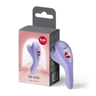 fun factory be one purple purple usb c rechargeable finger stimulator