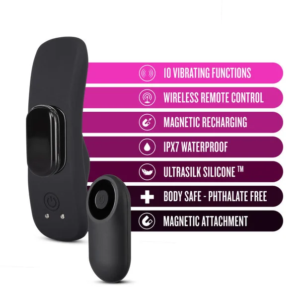 Temptasia Remote Control Panty Vibe - Black USB Rechargeable Panty Vibe — image 4 of 8