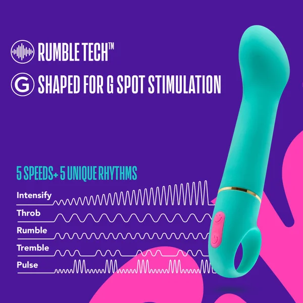 Aria Flirty AF - Teal 16.5 cm Vibrator — image 4 of 9