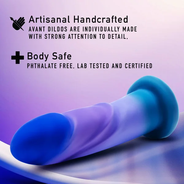 Avant - Midnight Rendezvous - Ocean Blue 19 cm Dildo — image 4 of 9