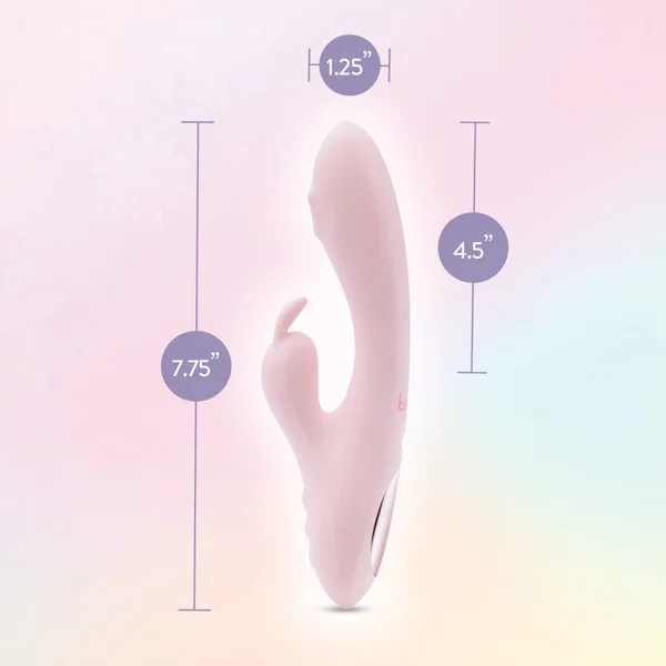 Play With Me - Fairy Flutter - Pink 19.7 cm USB Rechargeable Rabbit Vibrator — image 8 of 9
