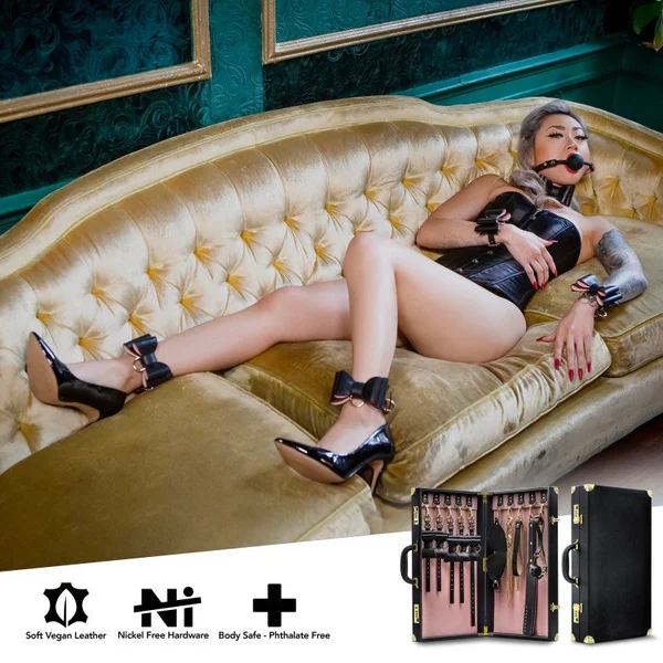 Temptasia Safe Word Bondage Kit with Suitcase - 9 Piece Bondage Set — image 3 of 8