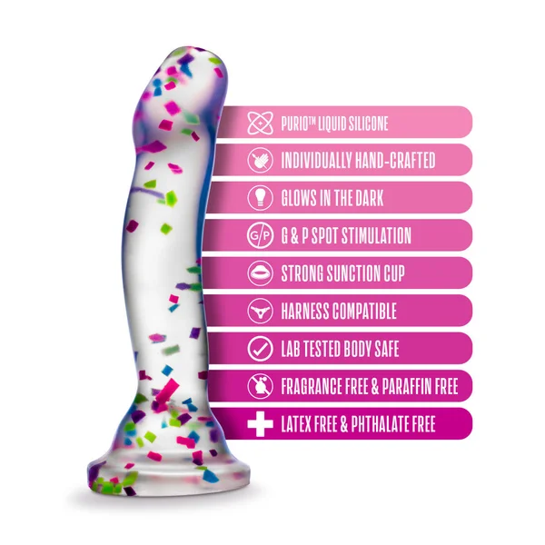 Neo Elite Glow Hanky Panky - Glow In Dark Clear 19 cm Dong — image 5 of 6