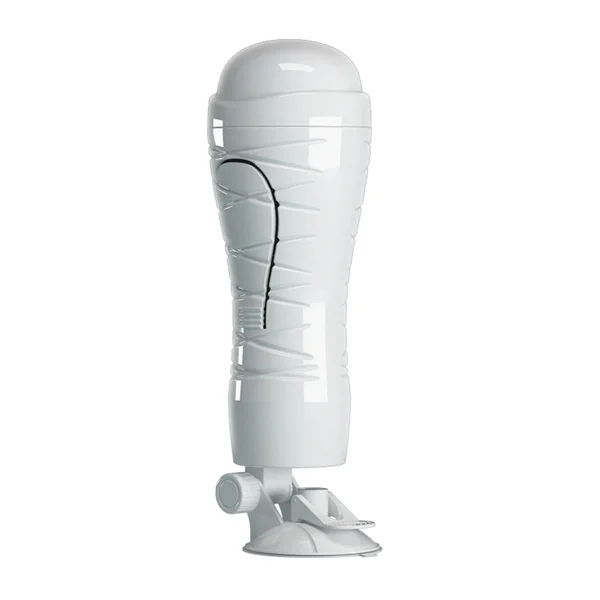 CRAZY BULL FLORA Vibrating Stroker - Flesh USB Rechargeable Vibrating Squeezeable Vagina Stroker with Suction Base — image 4 of 8