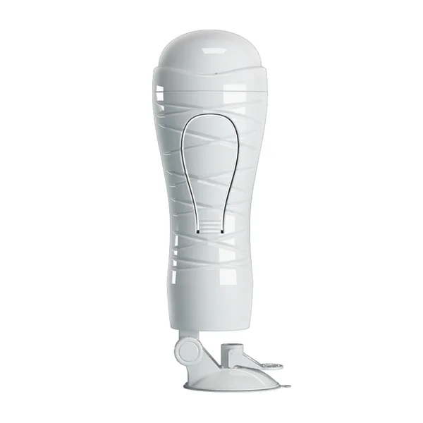 CRAZY BULL FLORA Vibrating Stroker - Flesh USB Rechargeable Vibrating Squeezeable Vagina Stroker with Suction Base — image 5 of 8