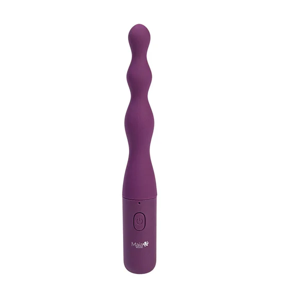 Maia DANI - Purple 17.8 cm USB Rechargeable Beaded Vibrator — image 4 of 5