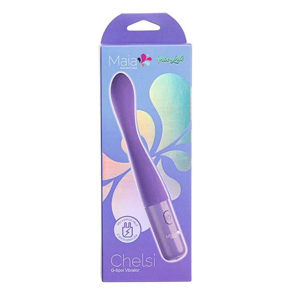 Maia CHELSI - Purple 17.8 cm USB Rechargeable Vibrator — image 6 of 6