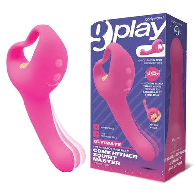 bodywand g play ultimate come hither squirt master pink 19 cm usb rechargeable vibrator